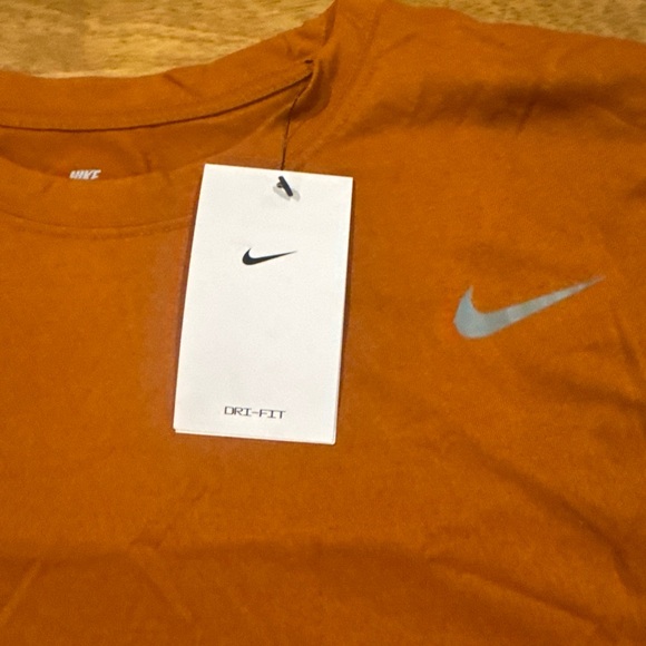 Nike Mens Dri-Fit Legend LS 2XL Training Shirt Orange 727980 802 New With Tags - Picture 3 of 8